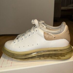 Alexander McQueen Oversized Sneaker 'Transparent Sole - Snakeskin'